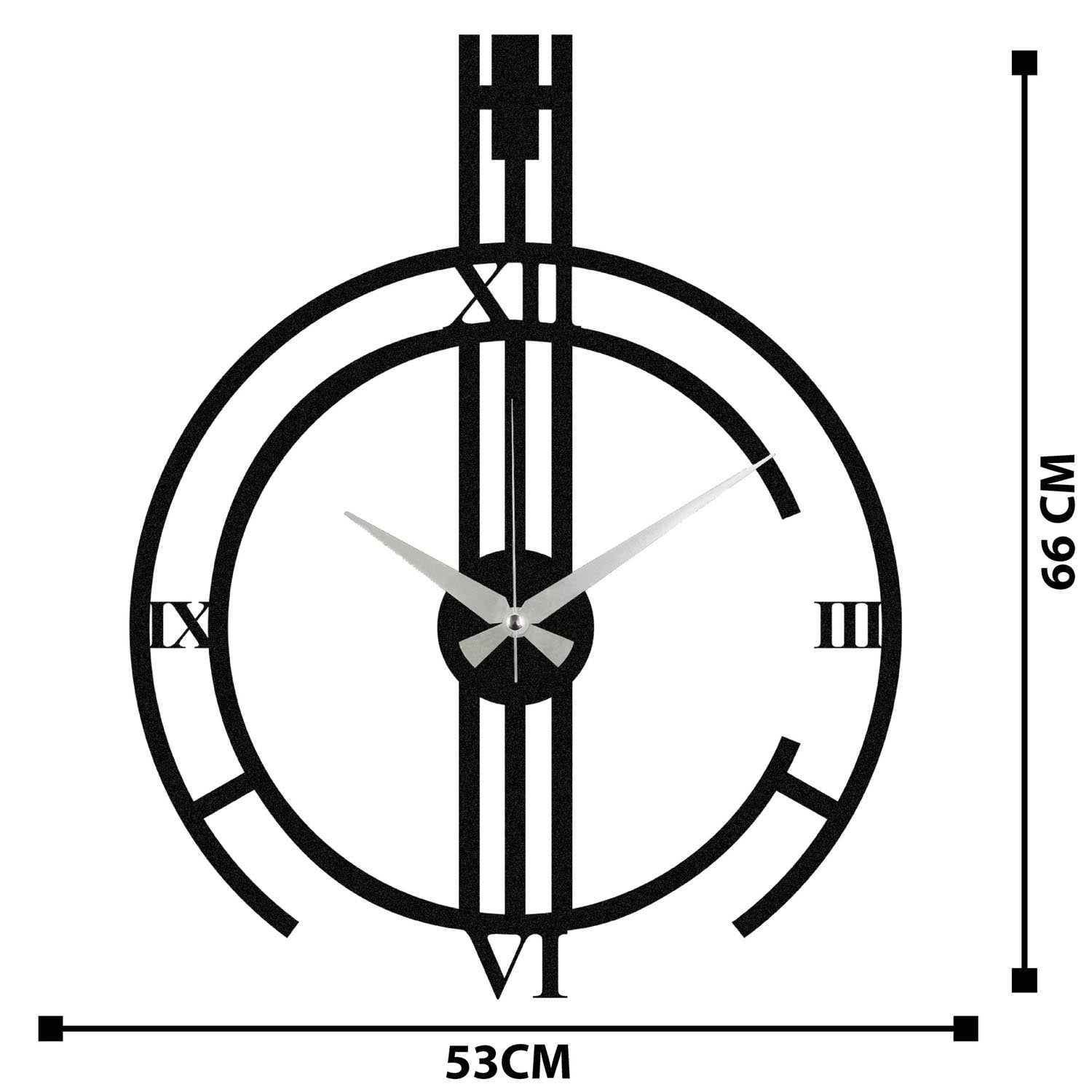 Entdecken Sie die Dalmacyali Wanddeko von Wallity in Schwarz – ein elegantes Metall-Accessoire, das jeden Raum stilvoll aufwertet.