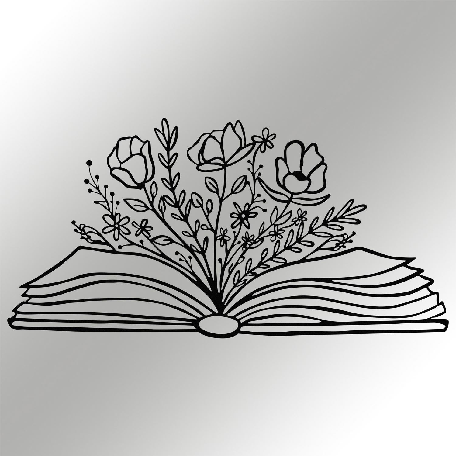 Verleihen Sie Ihrem Zuhause mit der eleganten Culture Flower Wanddeko in Schwarz von Wallity einen Hauch von Raffinesse und Stil. Ein zeitloses Metallstück für jeden Raum!