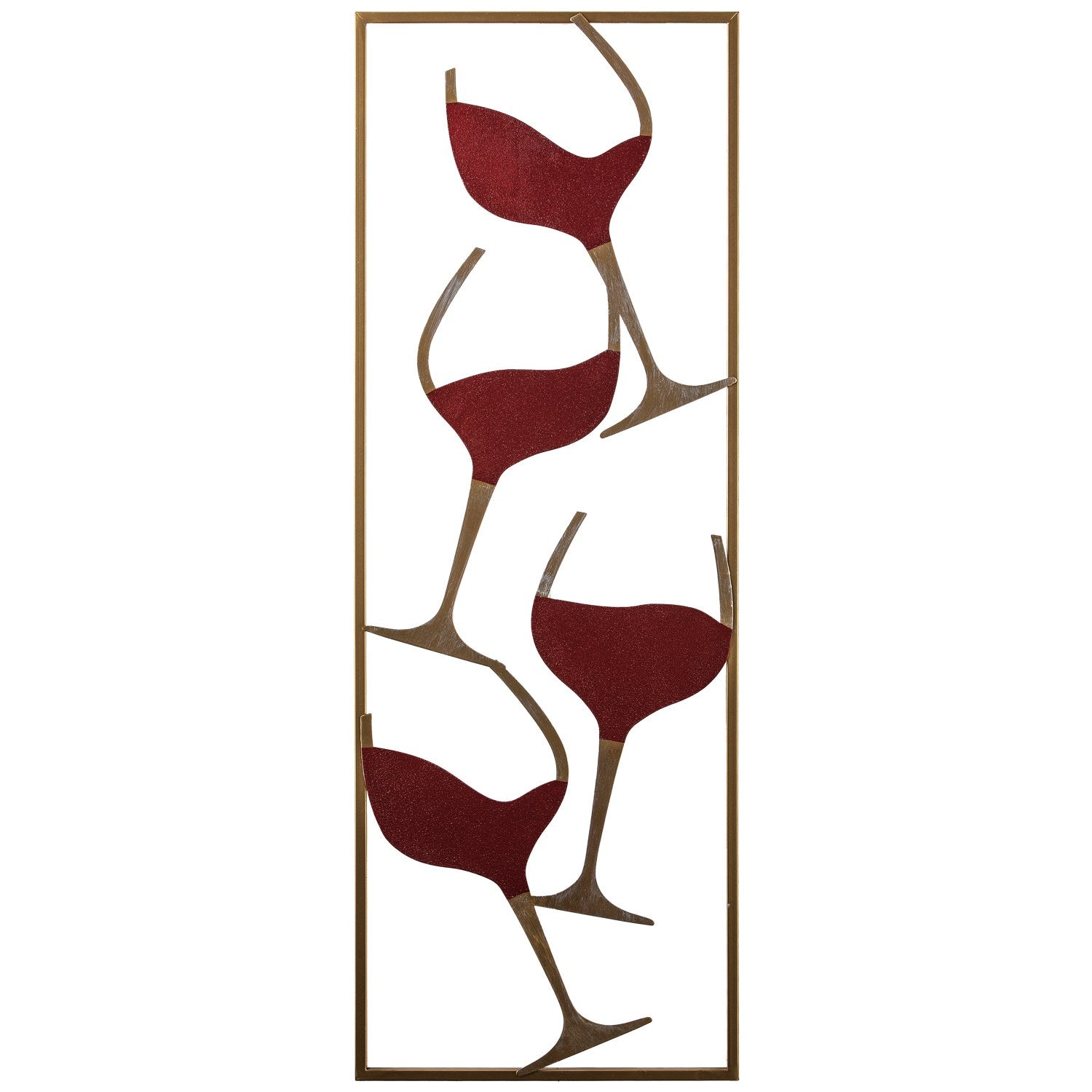 Wine - 2 in Mehrfarbig präsentiert im Onlineshop von KAQTU Design AG. Wanddeko ist von Wallity