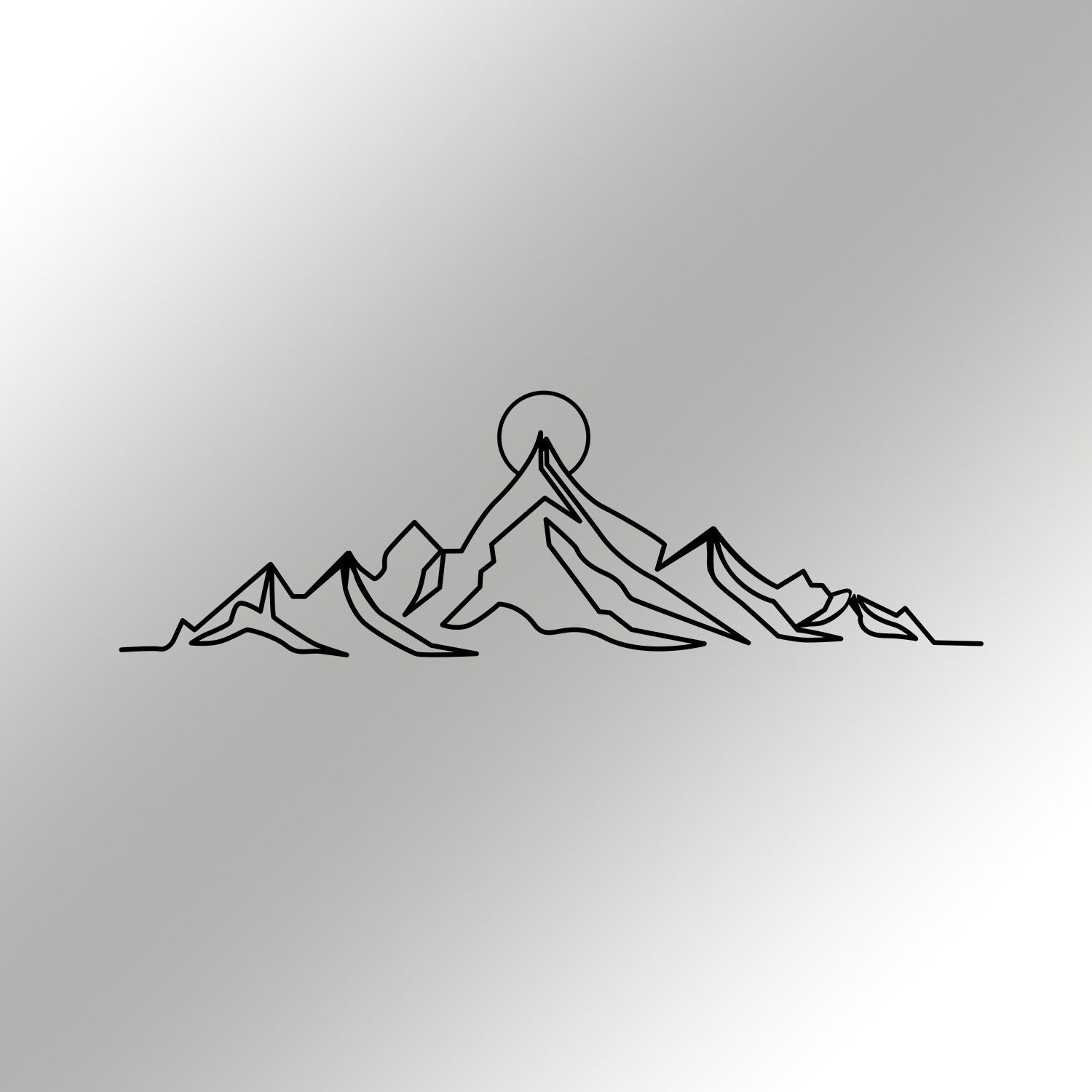 Verleihen Sie Ihrem Zuhause mit der Everest Wanddeko von Wallity einen Hauch von Eleganz. Dieses stilvolle Metallaccessoire ist perfekt für jeden Raum!