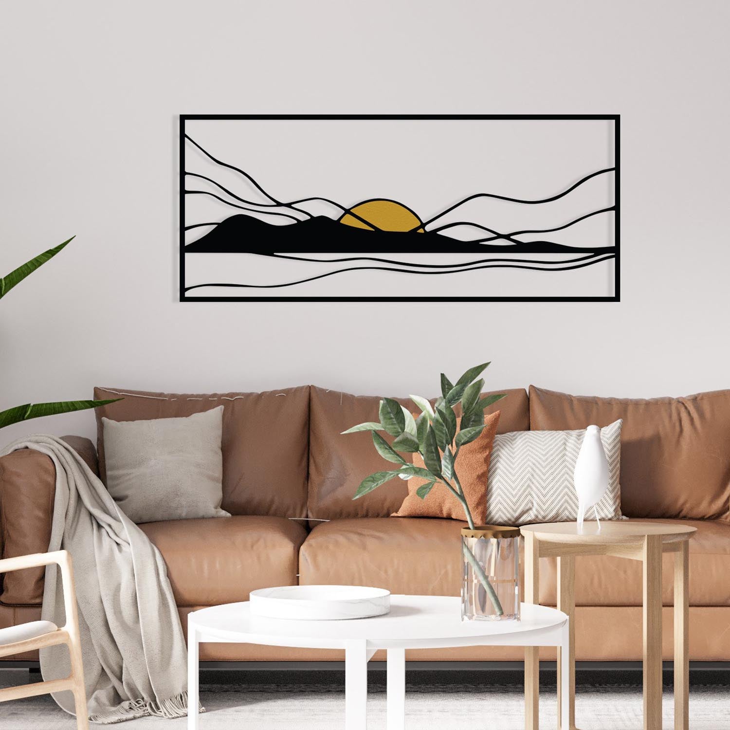 Entdecken Sie die Cerro Wanddeko von Wallity – ein elegantes Metall-Accessoire, das Ihrem Wohnraum Farbe und Stil verleiht. Ideal für kreative Wandgestaltungen!