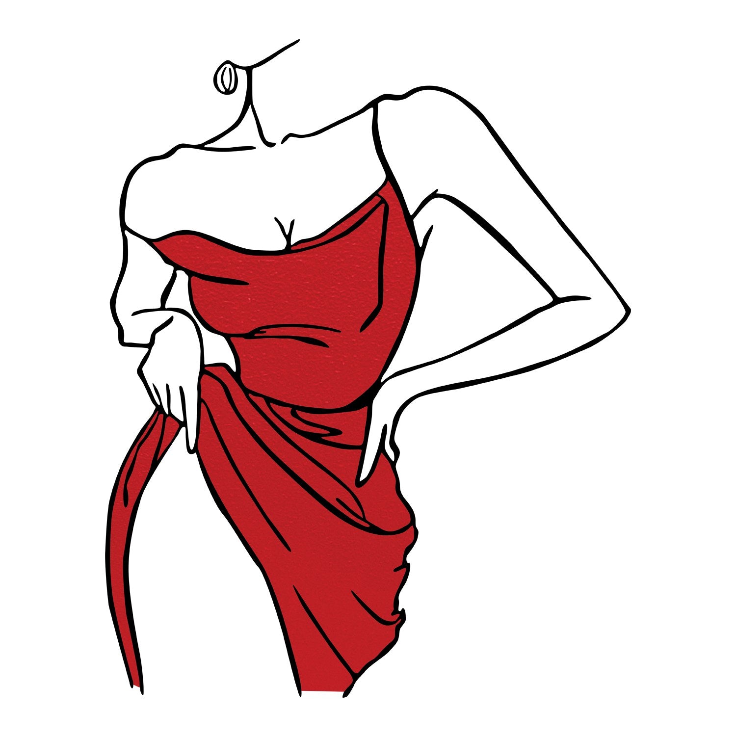 Natalie in Mehrfarbig präsentiert im Onlineshop von KAQTU Design AG. Wanddeko ist von Wallity