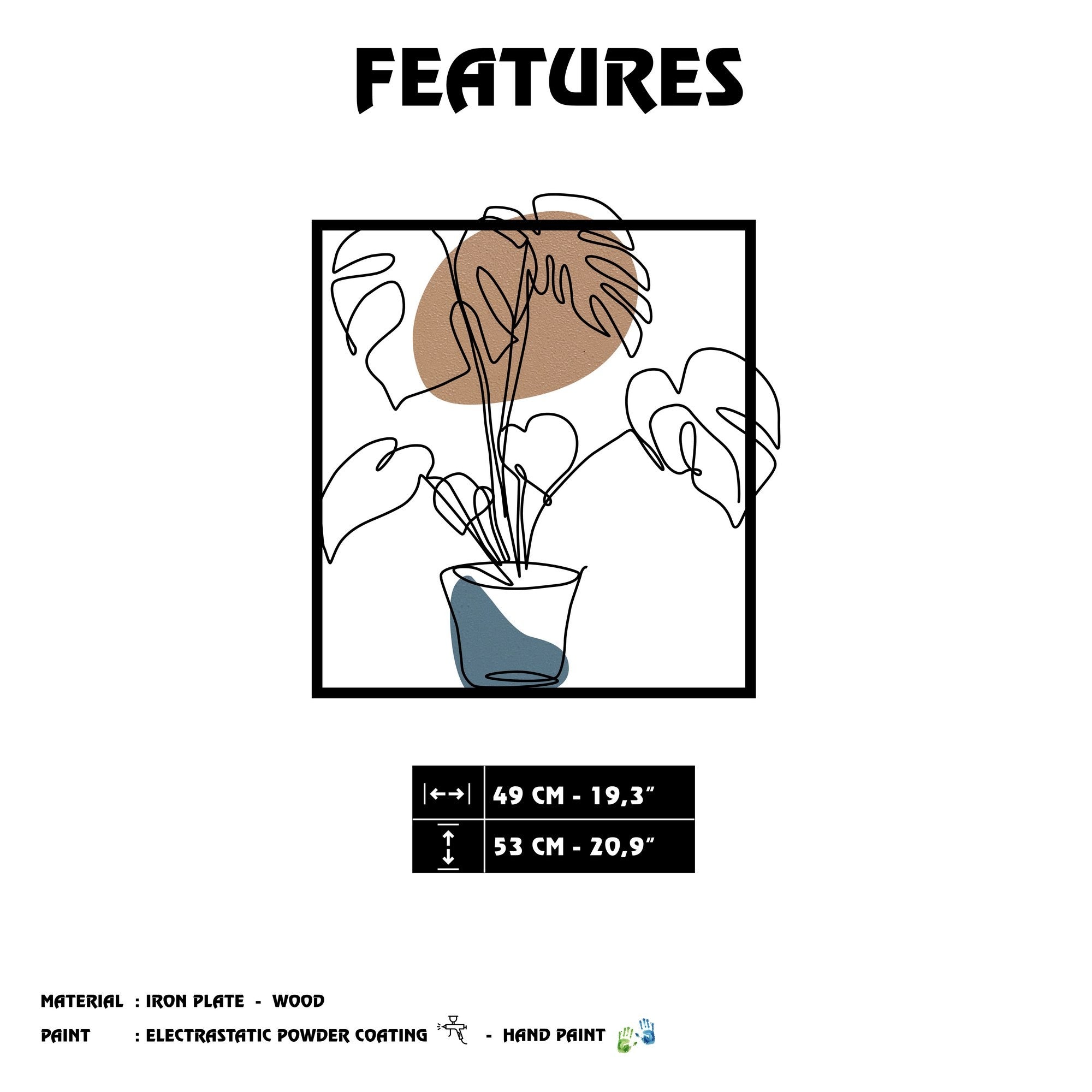 Verleihen Sie Ihrem Zuhause mit der mehrfarbigen Star Wanddeko von Wallity einen Hauch von Eleganz. Dieses kunstvolle Metall-Accessoire setzt stilvolle Akzente und inspiriert.