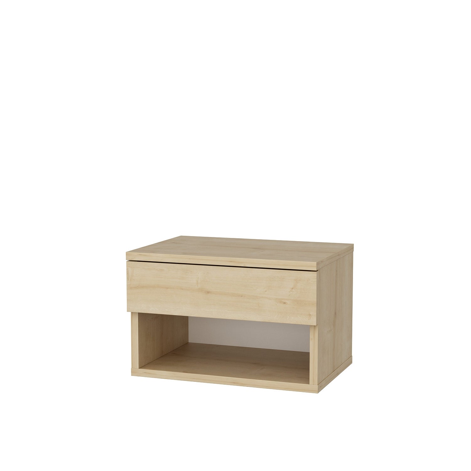 Jamot - Oak in Eiche präsentiert im Onlineshop von KAQTU Design AG. Nachttisch ist von Hanah Home