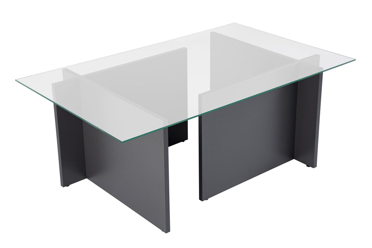 Vetrino Sofatisch - Anthrazit in Anthrazit präsentiert im Onlineshop von KAQTU Design AG. Couchtisch ist von Nordure