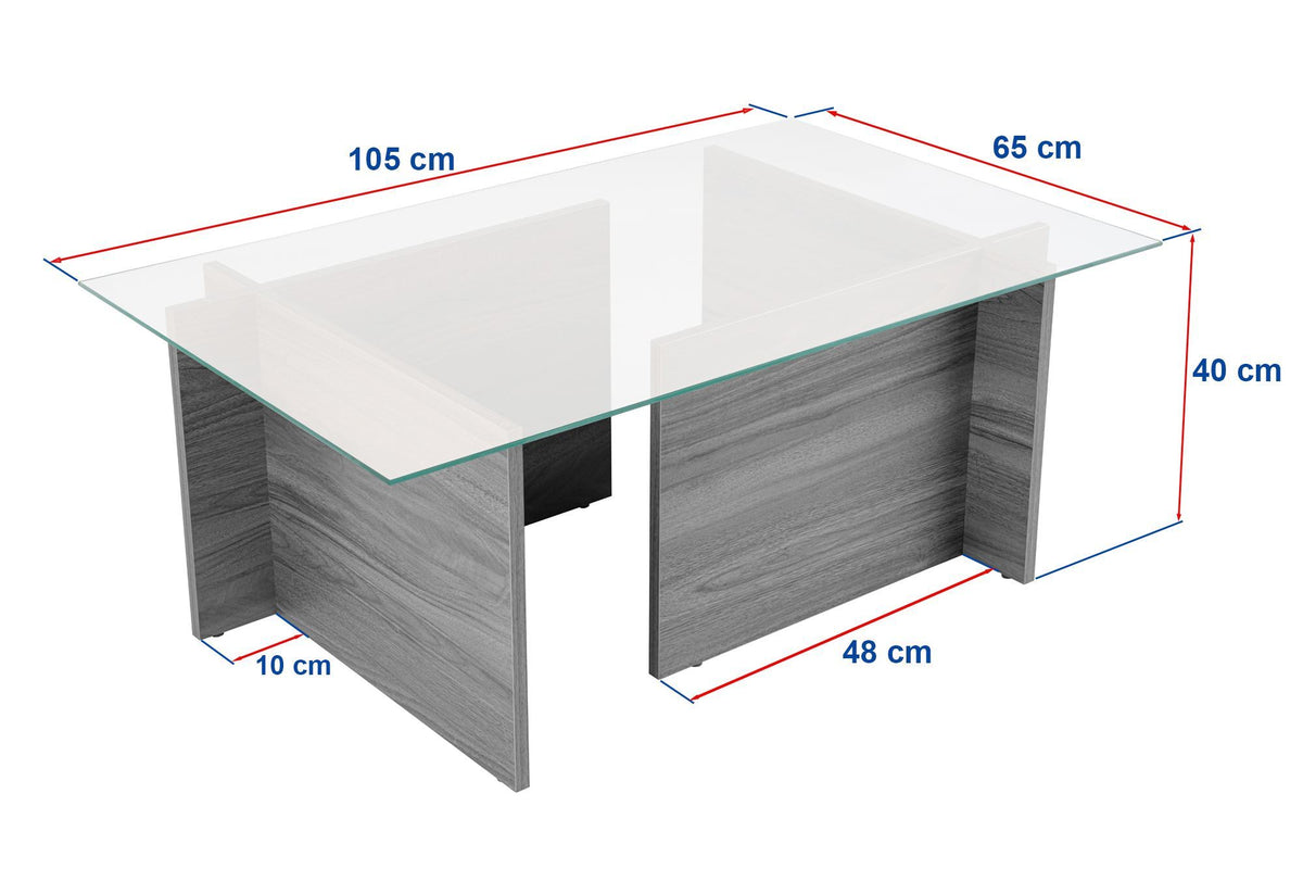 Vetrino Sofatisch - Atlantische Kiefer in Atlantische Kiefer präsentiert im Onlineshop von KAQTU Design AG. Couchtisch ist von Nordure