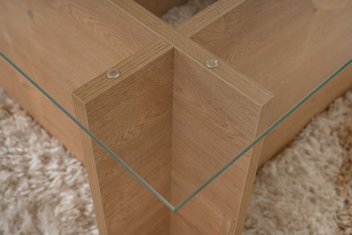 Vetrino Sofatisch - Honig- Eiche in Honig- Eiche präsentiert im Onlineshop von KAQTU Design AG. Couchtisch ist von Nordure