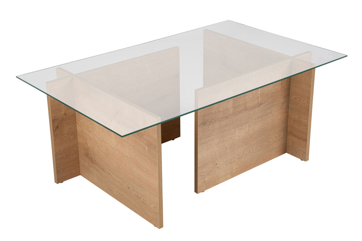 Vetrino Sofatisch - Honig- Eiche in Honig- Eiche präsentiert im Onlineshop von KAQTU Design AG. Couchtisch ist von Nordure