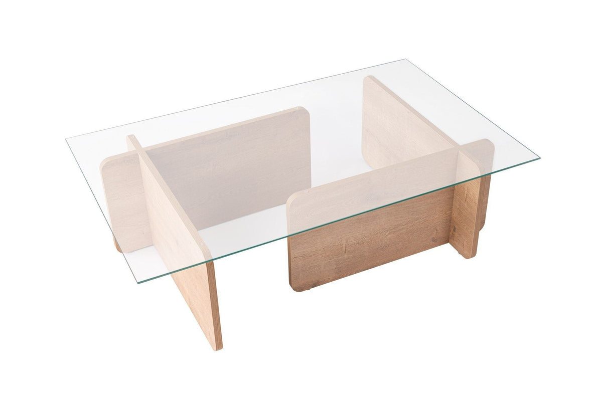 Flavio Sofatisch - Eiche in Eiche präsentiert im Onlineshop von KAQTU Design AG. Couchtisch ist von Nordure