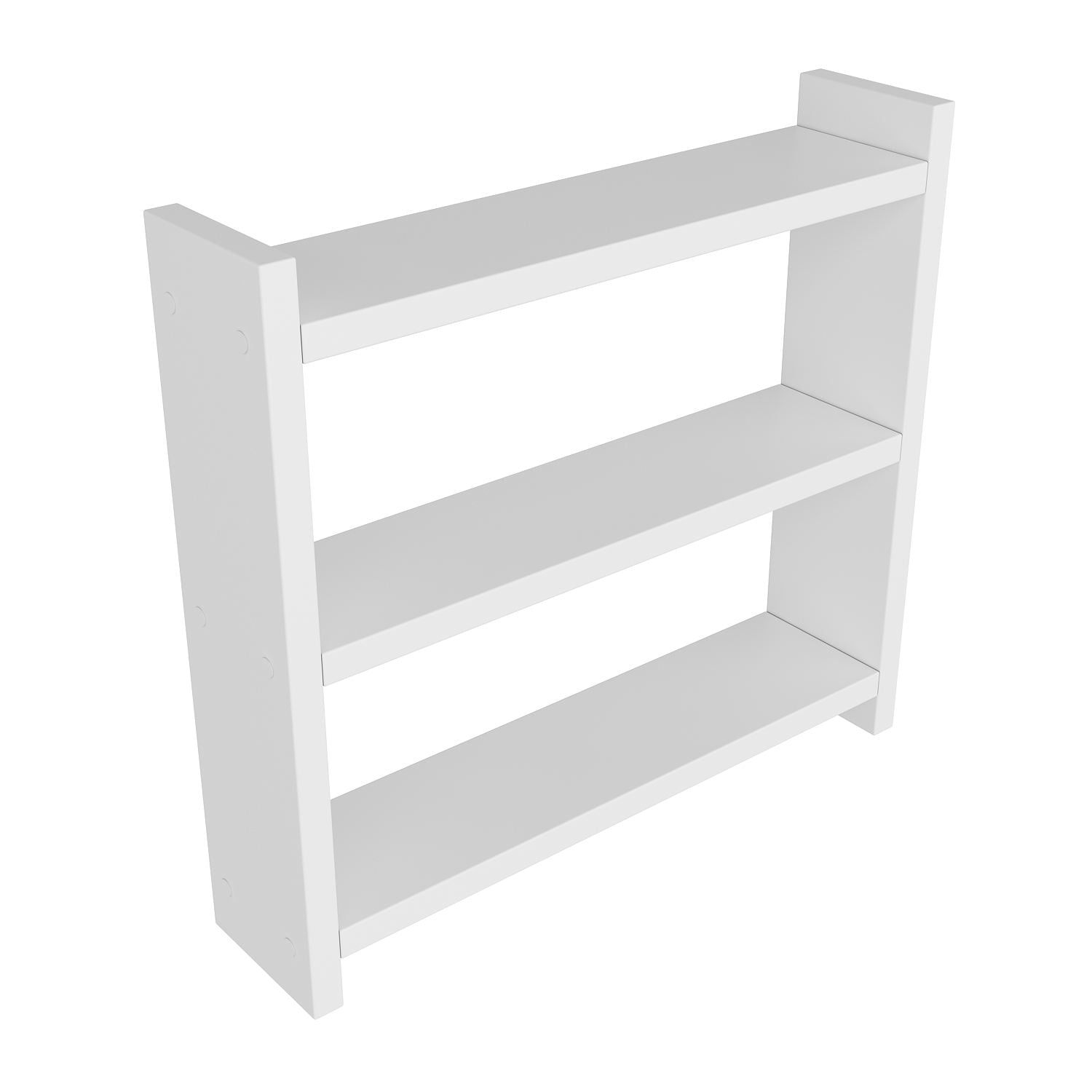 Verleihen Sie Ihrer Küche mit dem Cosmic Wandregal in Weiß von Hanah Home einen modernen Look und schaffen Sie Ordnung mit Stil!