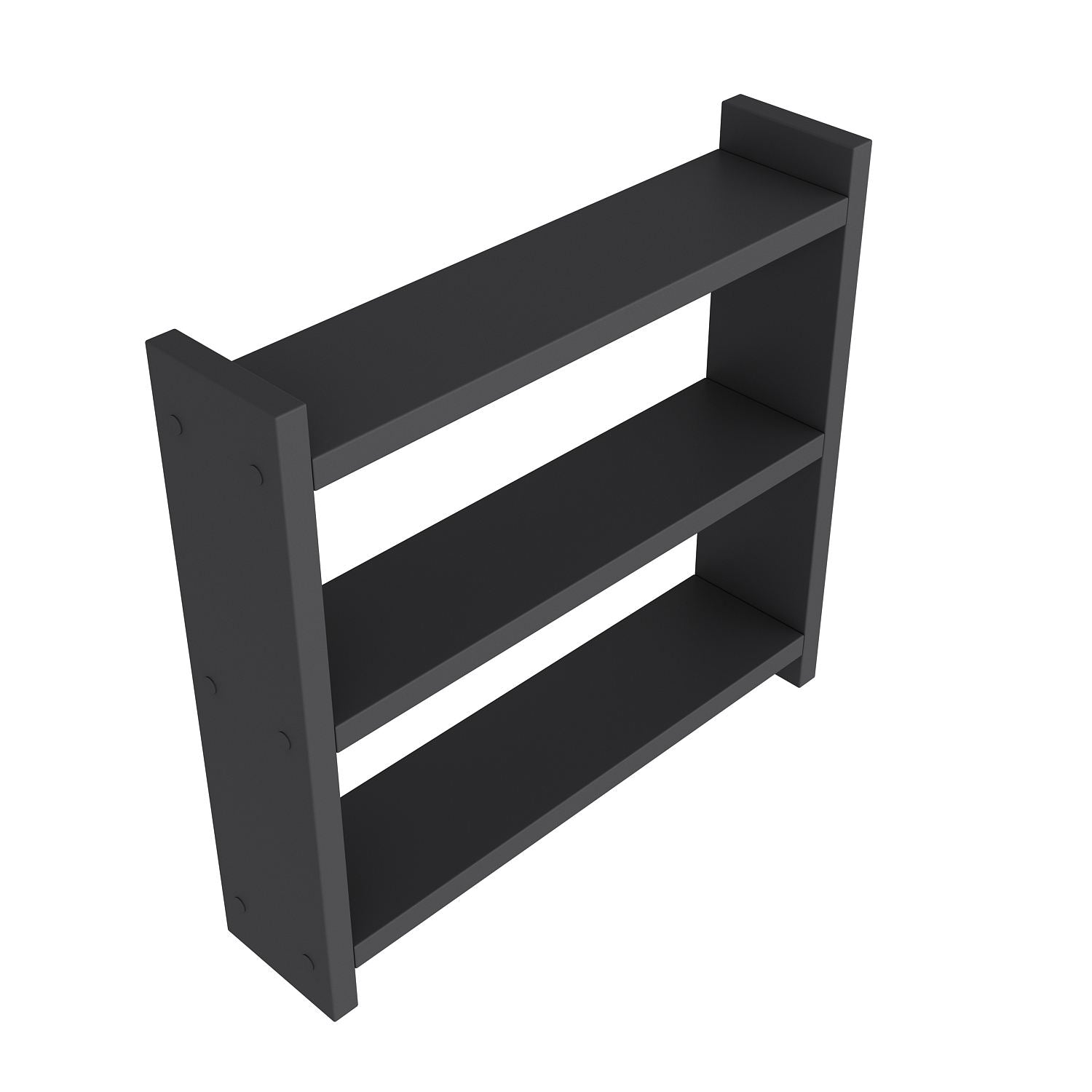 Verleihen Sie Ihrer Küche mit dem Cosmic Wandregal in Anthrazit von Hanah Home einen modernen Touch. Ideal für Ordnung und Stil!