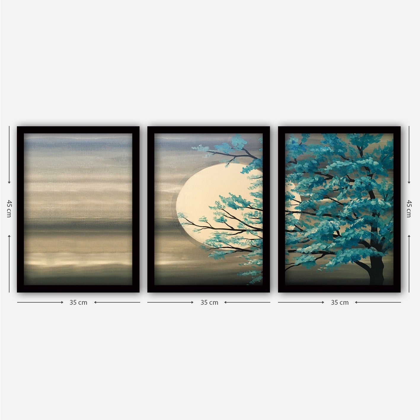 Verleihen Sie Ihrem Zuhause mit dem mehrfarbigen gerahmten Gemälde "Unknown" von Wallity einen Hauch von Eleganz und Emotionen.