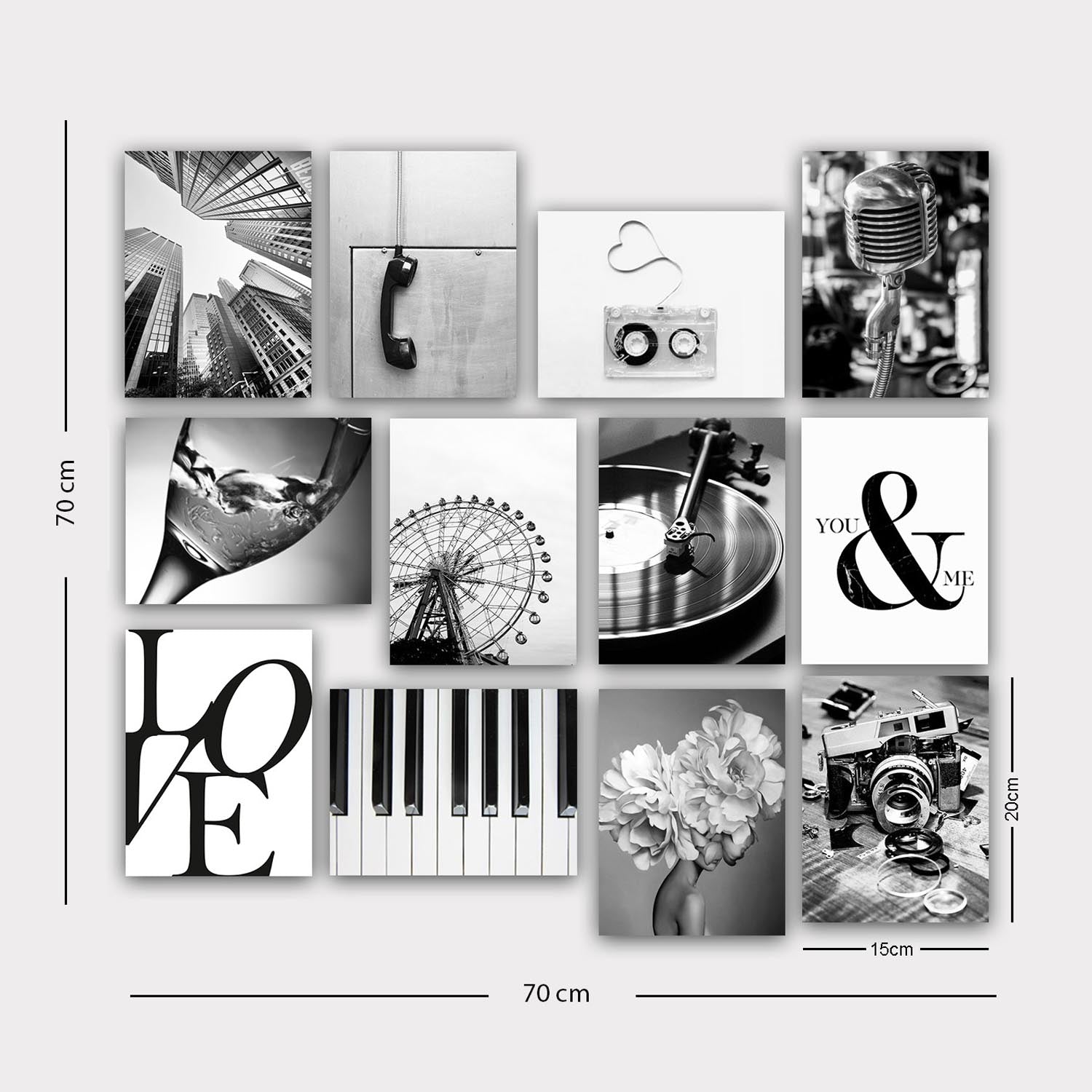 Verleihen Sie Ihrem Zuhause mit der Unknown Kollektion von Wallity einen Hauch von Eleganz: 12 einzigartige MDF-Gemälde, die Emotionen wecken.