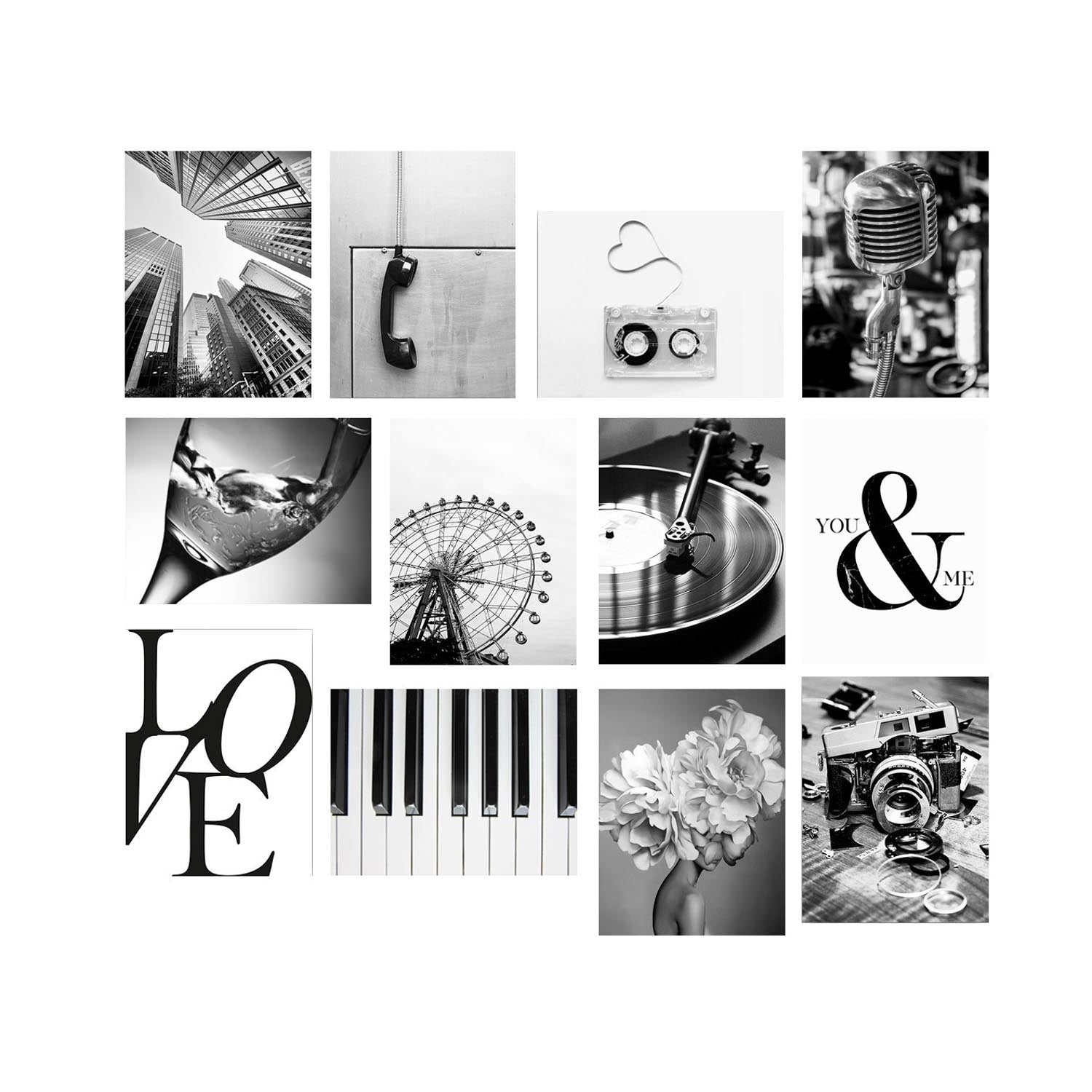 Entdecken Sie die Unknown Kollektion von Wallity: 12 faszinierende MDF-Gemälde, die Ihrem Raum Leben und Stil verleihen.