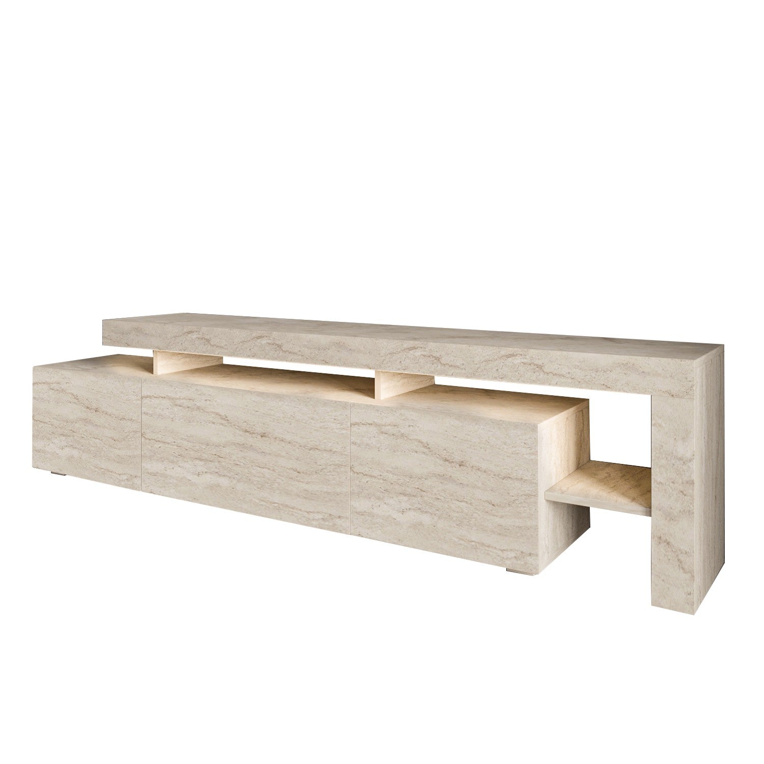 Beliz - Travertine in Travertin präsentiert im Onlineshop von KAQTU Design AG. Sideboard ist von Hanah Home