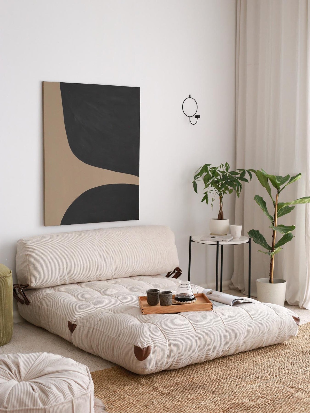 Fold Kadife 2 Bettsofa - Weiss in Weiss präsentiert im Onlineshop von KAQTU Design AG. Bettsofa ist von Atelier Del Sofa
