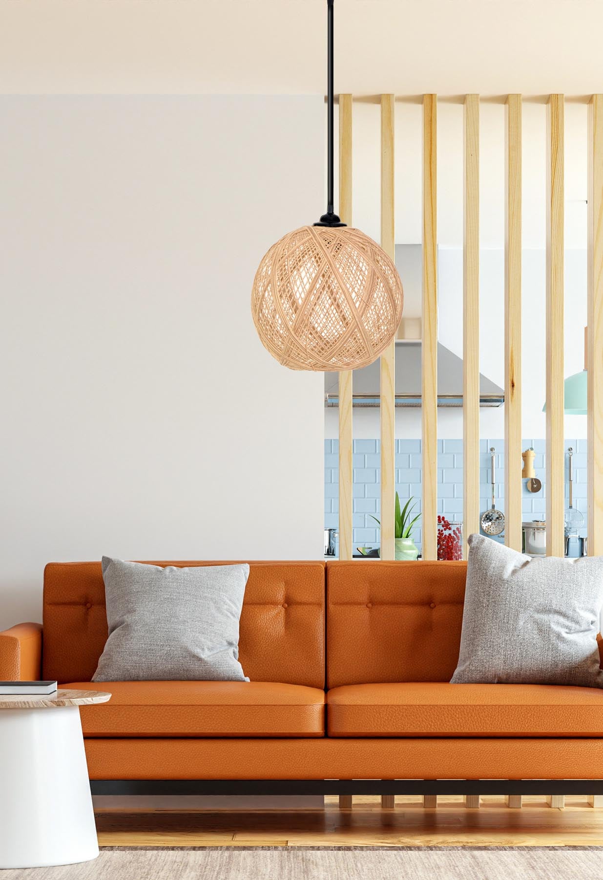 Entdecken Sie die handgefertigte 190 Pendelleuchte in Braun Ecru von Opviq. Ein einzigartiges Design, das Wärme und bohemian Flair in Ihr Zuhause bringt.