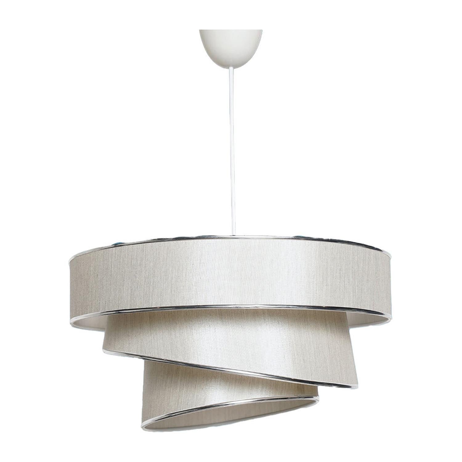 Couper - Beige, Silver in Beige Silber präsentiert im Onlineshop von KAQTU Design AG. Pendelleuchte ist von Opviq