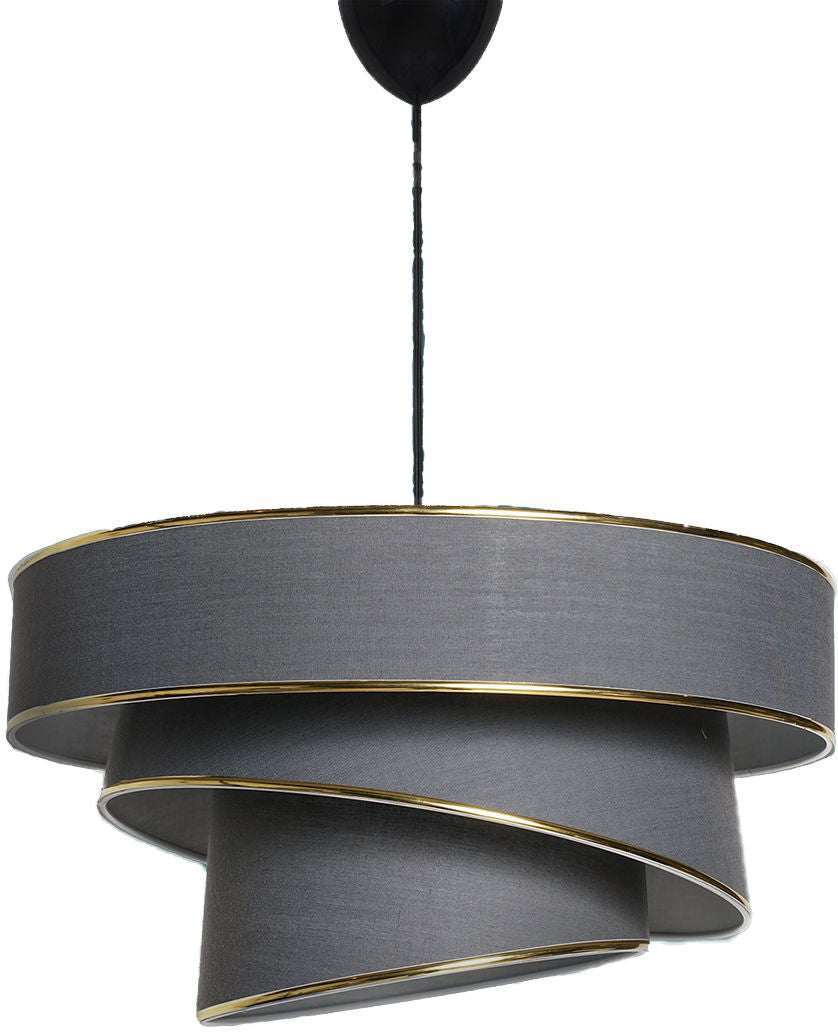 Couper Pendellampe - Anthrazit Gold in Anthrazit Gold präsentiert im Onlineshop von KAQTU Design AG. Pendelleuchte ist von Opviq