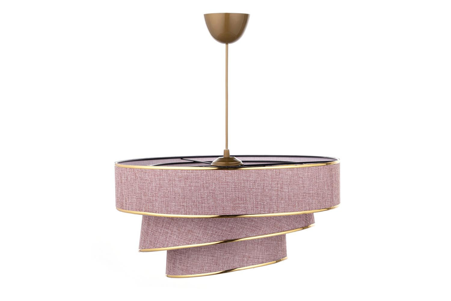 Erleben Sie die Couper Pendelleuchte in Puder Gold von Opviq – ein stilvolles Lichtobjekt, das Eleganz und Gemütlichkeit in jeden Raum bringt.
