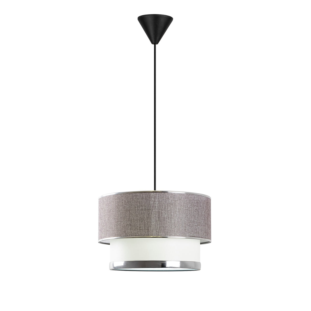 Cake Pendellampe - Grau Silber in Grau Silber präsentiert im Onlineshop von KAQTU Design AG. Pendelleuchte ist von Opviq