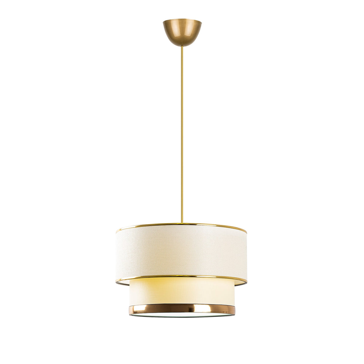 Cake Pendellampe - Creme
Gold in Creme / Gold präsentiert im Onlineshop von KAQTU Design AG. Pendelleuchte ist von Opviq