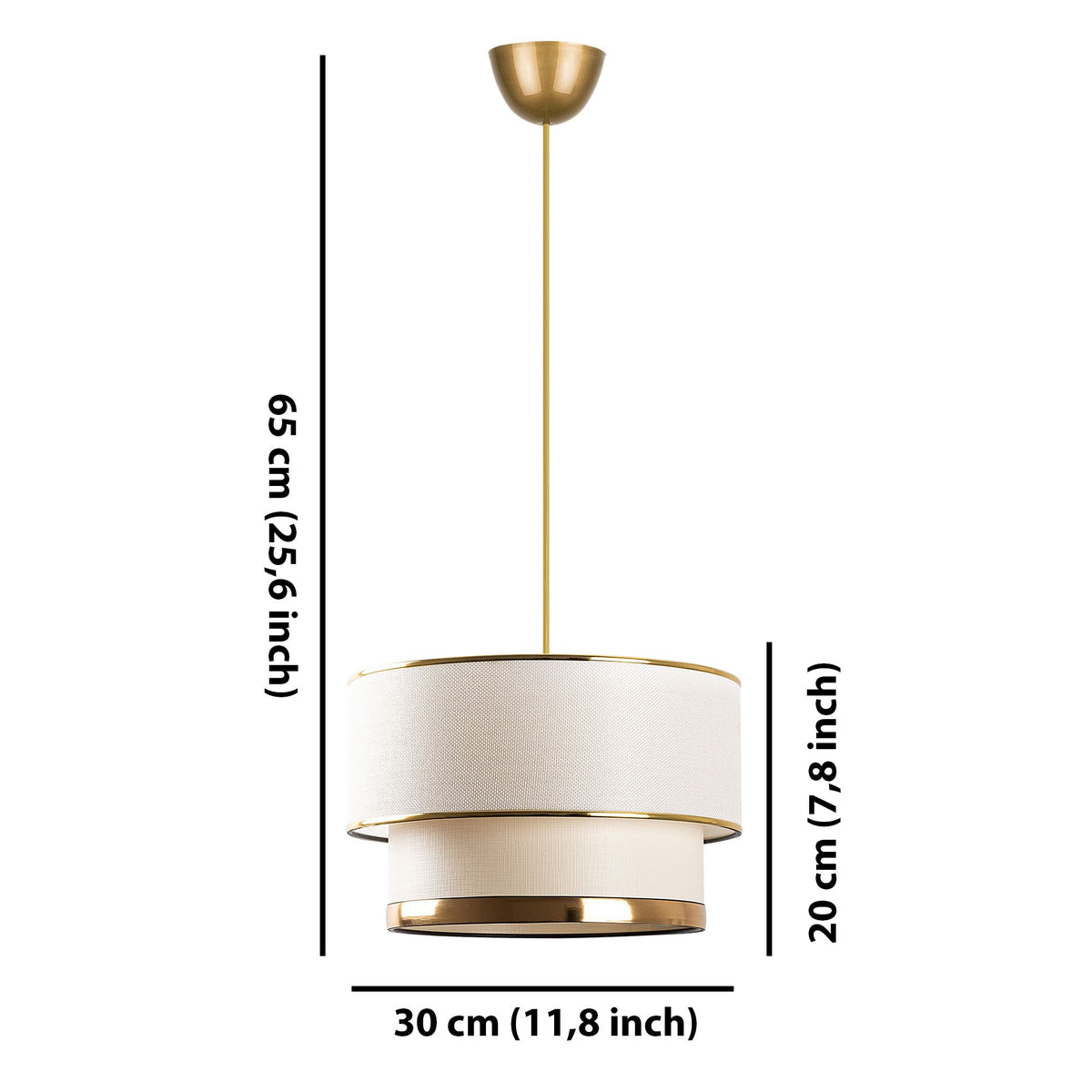 Cake Pendellampe - Creme
Gold in Creme / Gold präsentiert im Onlineshop von KAQTU Design AG. Pendelleuchte ist von Opviq