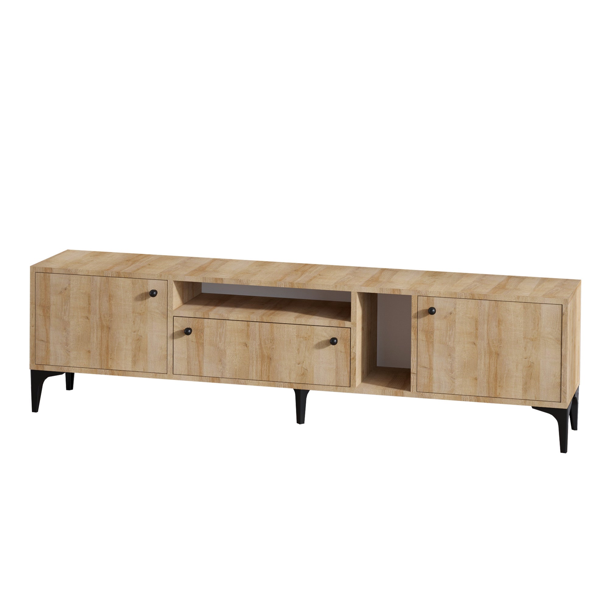 Penny in Eiche präsentiert im Onlineshop von KAQTU Design AG. Sideboard ist von Hanah Home
