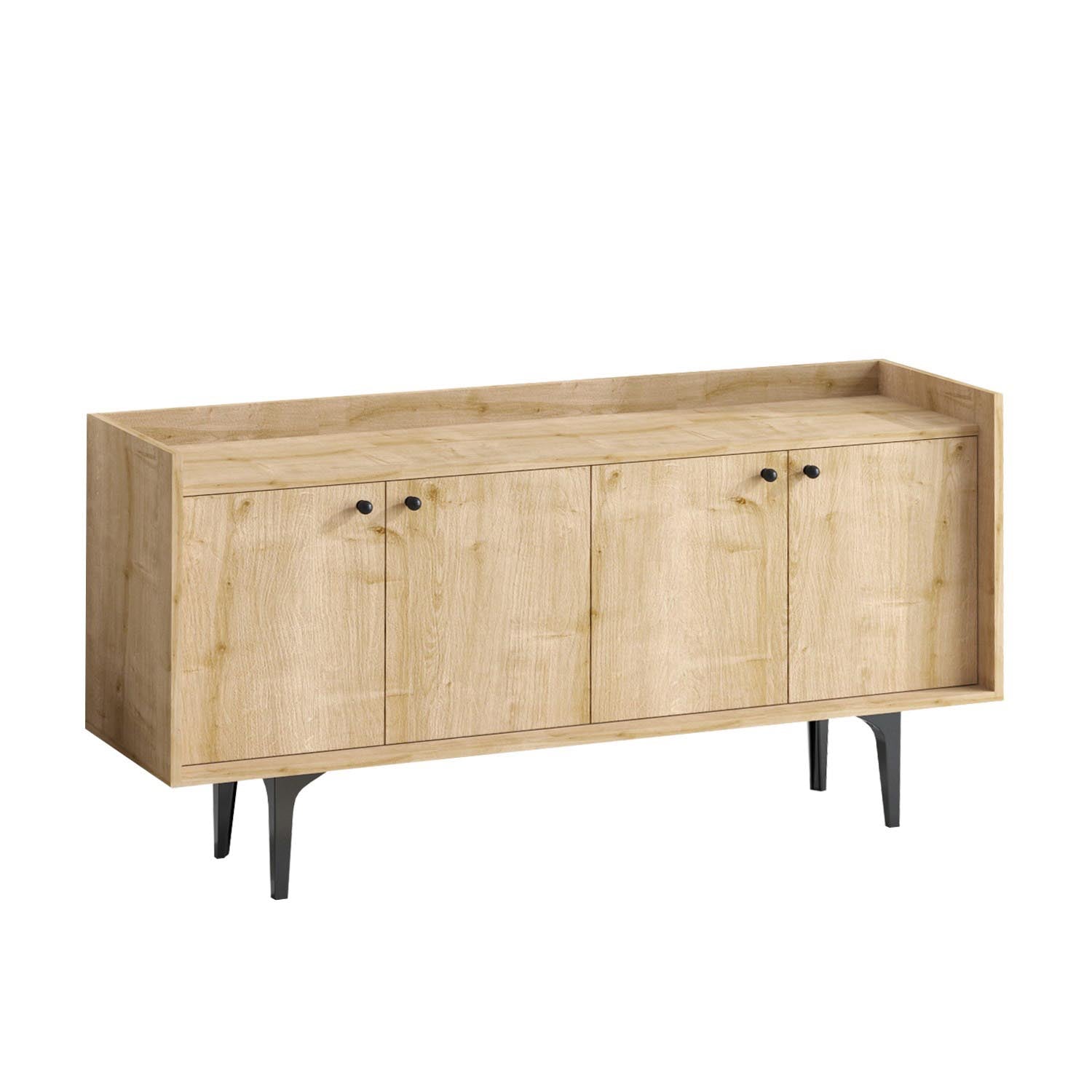 Navi in Saphir- Eiche präsentiert im Onlineshop von KAQTU Design AG. High-Sideboard ist von Hanah Home