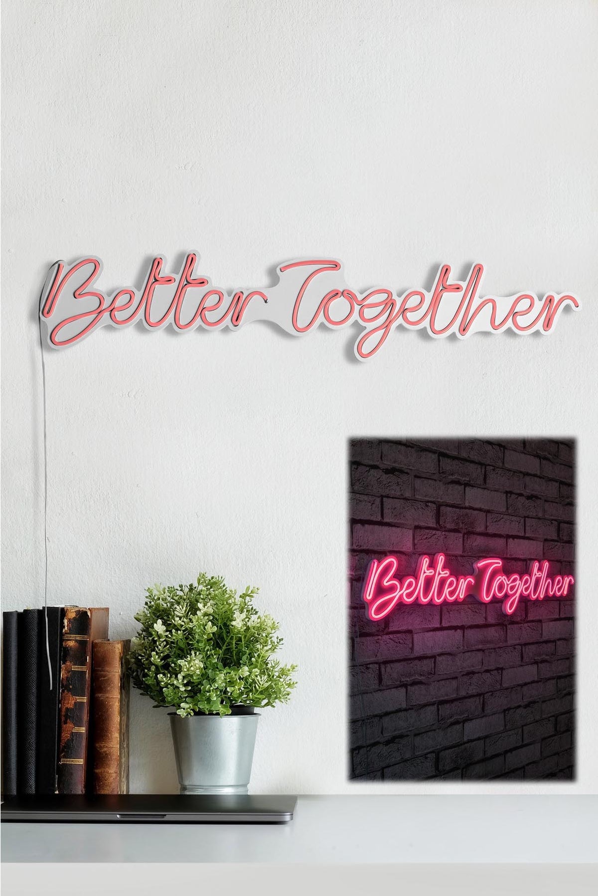 Better Together Wandleuchte - Rosa in Rosa präsentiert im Onlineshop von KAQTU Design AG. Wandleuchte ist von Wallity