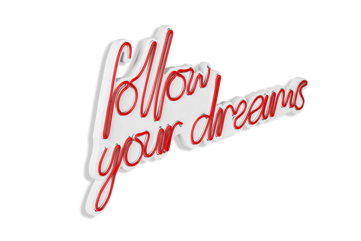 Follow Your Dreams Wandleuchte - Rot in Rot präsentiert im Onlineshop von KAQTU Design AG. Wandleuchte ist von Wallity