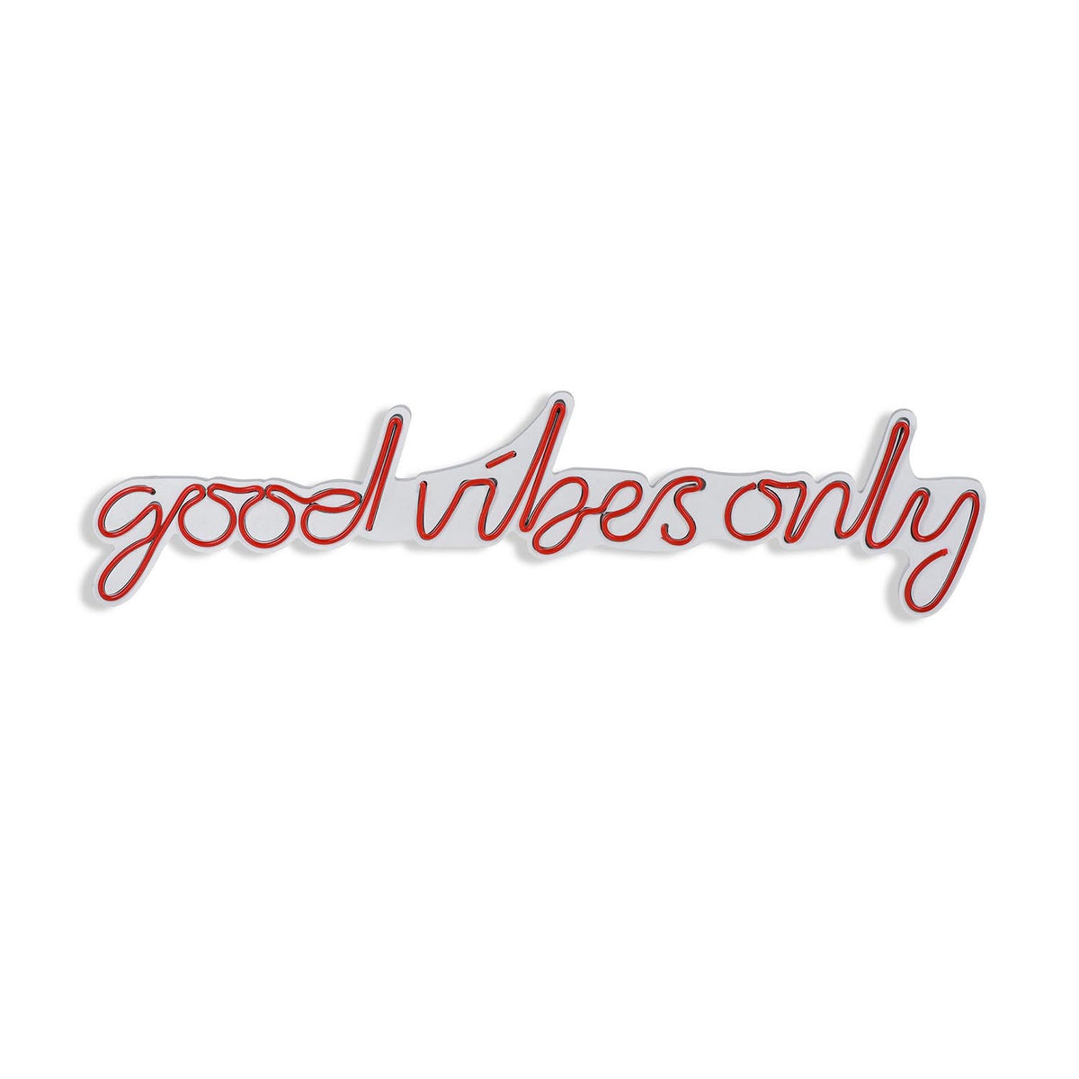 Good Vibes Only Wandleuchte - Rot in Rot präsentiert im Onlineshop von KAQTU Design AG. Wandleuchte ist von Wallity