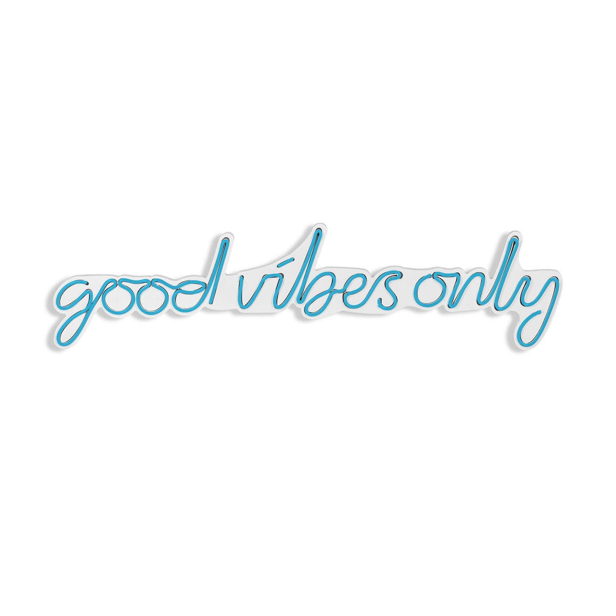 Good Vibes Only Wandleuchte - Blau in Blau präsentiert im Onlineshop von KAQTU Design AG. Wandleuchte ist von Wallity