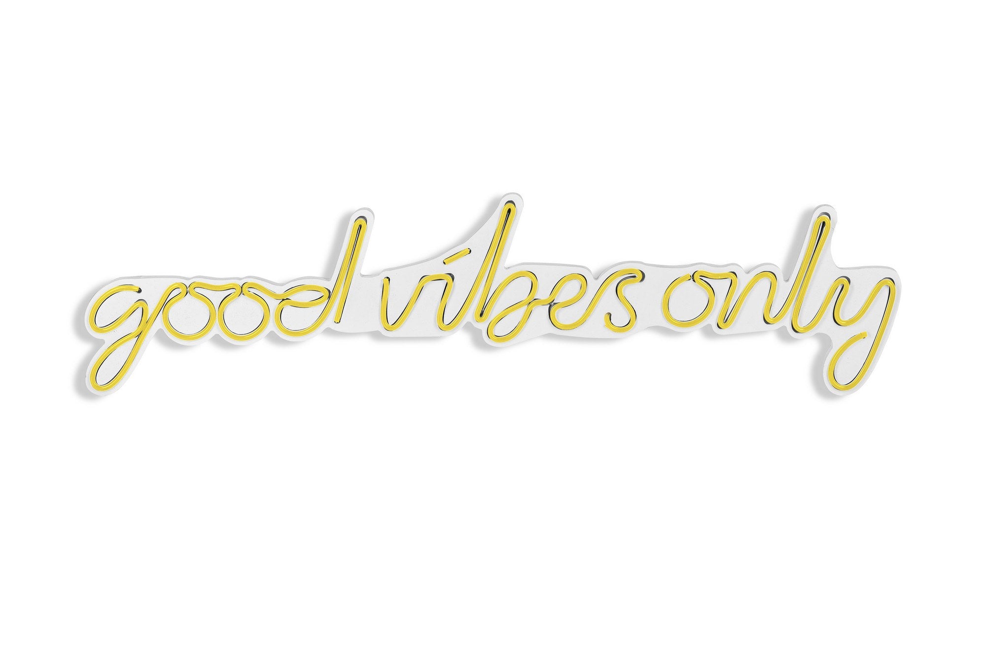Good Vibes Only - Yellow in Gelb präsentiert im Onlineshop von KAQTU Design AG. Wandleuchte ist von Wallity