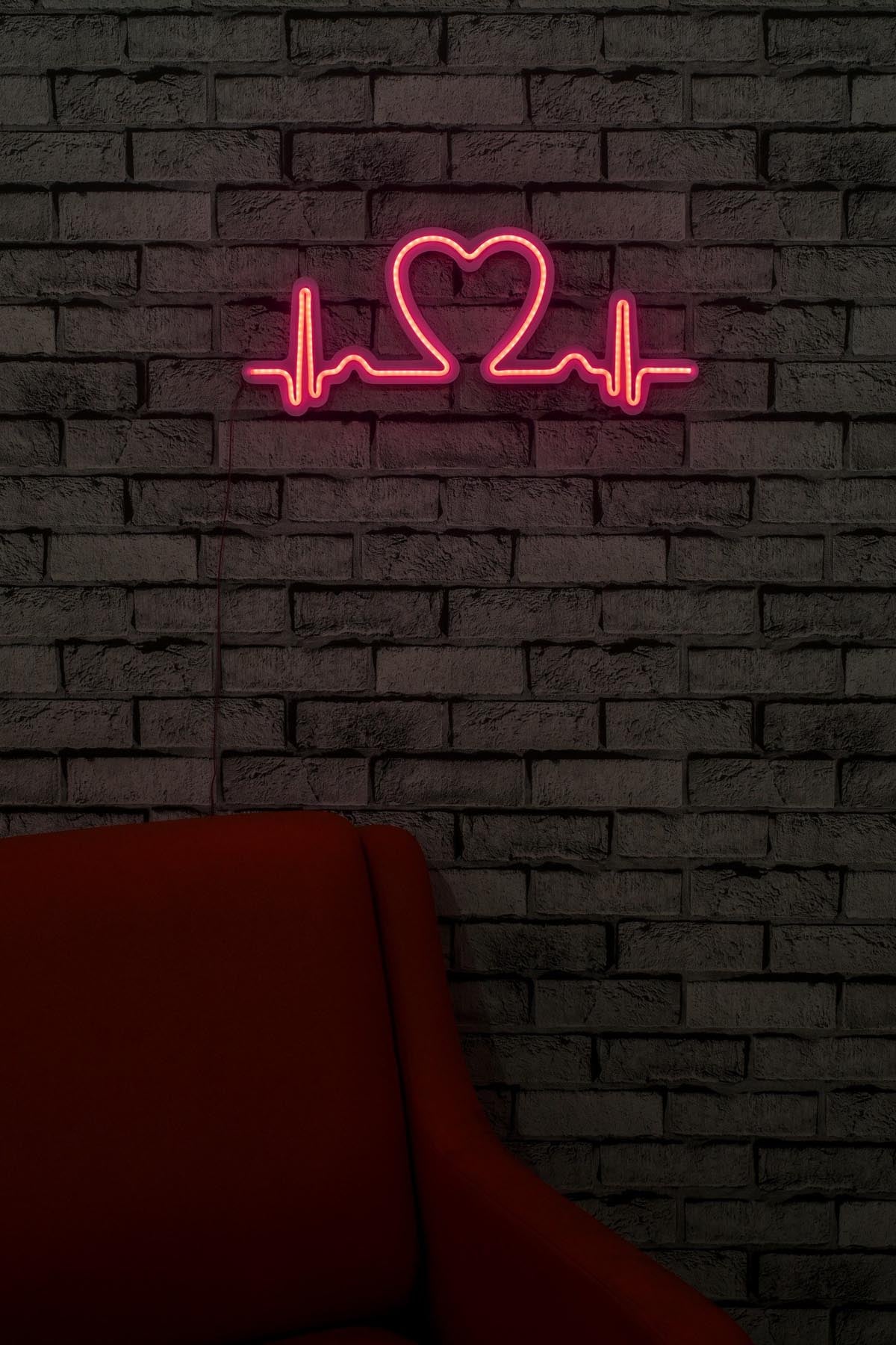 Love Rhythm Wandleuchte - Rosa in Rosa präsentiert im Onlineshop von KAQTU Design AG. Wandleuchte ist von Wallity