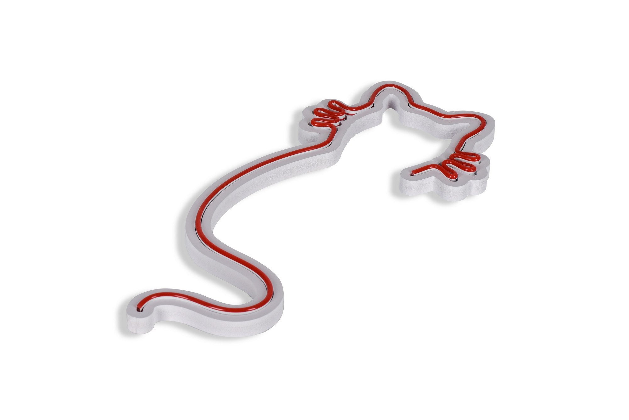 Cat - Red in Rot präsentiert im Onlineshop von KAQTU Design AG. Wandleuchte ist von Wallity