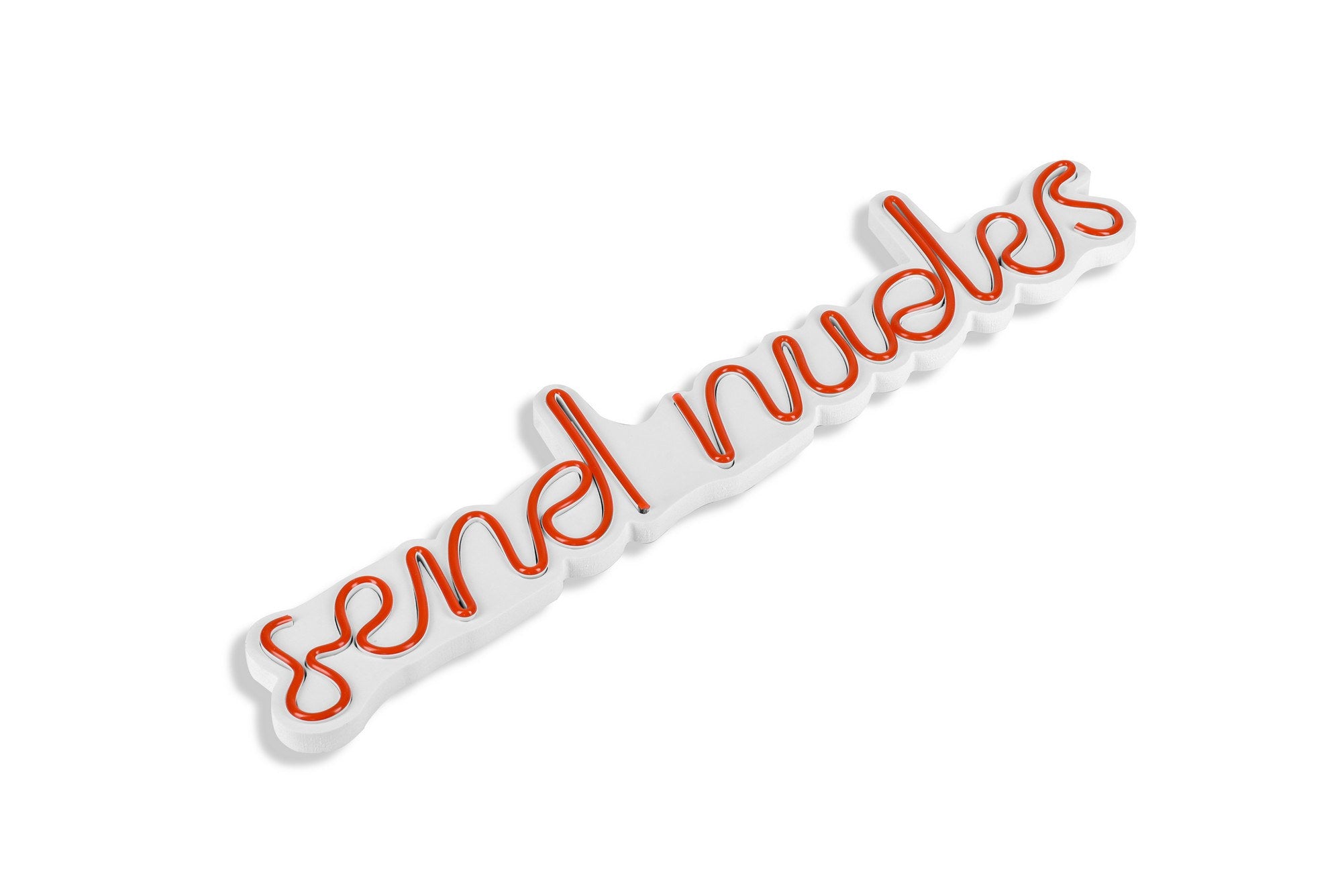 Send Nudes - Red in Rot präsentiert im Onlineshop von KAQTU Design AG. Wandleuchte ist von Wallity