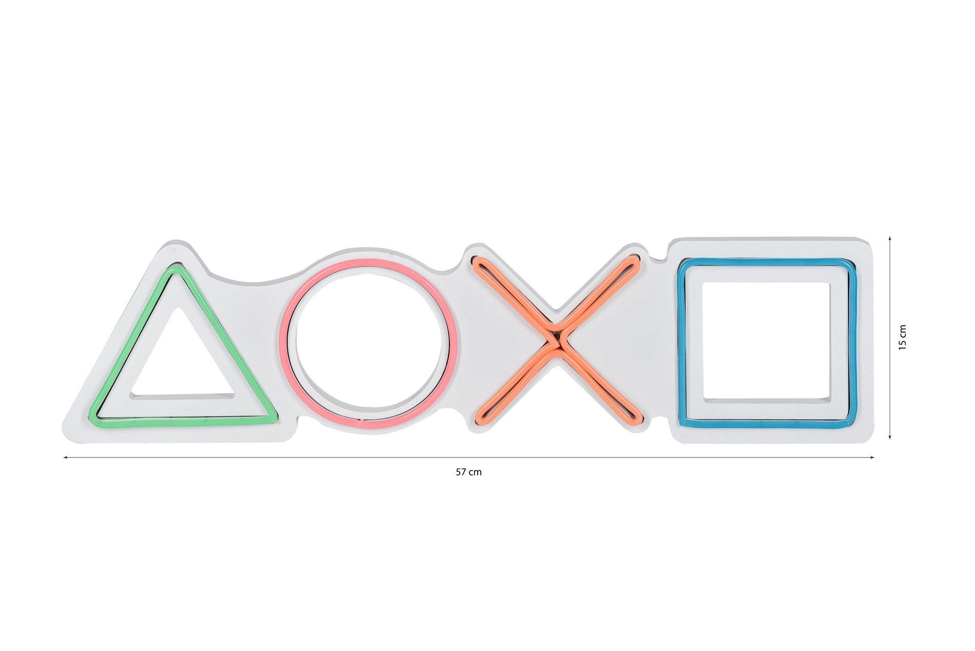 Verleihen Sie Ihrem Raum mit der mehrfarbigen Play Station Wandleuchte von Wallity einen einzigartigen Glanz! Ideal für kreative Akzente.