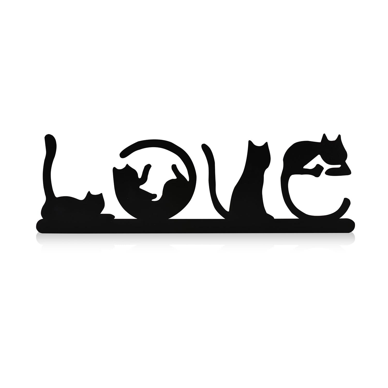 Cat Love - Blue in Blau präsentiert im Onlineshop von KAQTU Design AG. Wandleuchte ist von Wallity