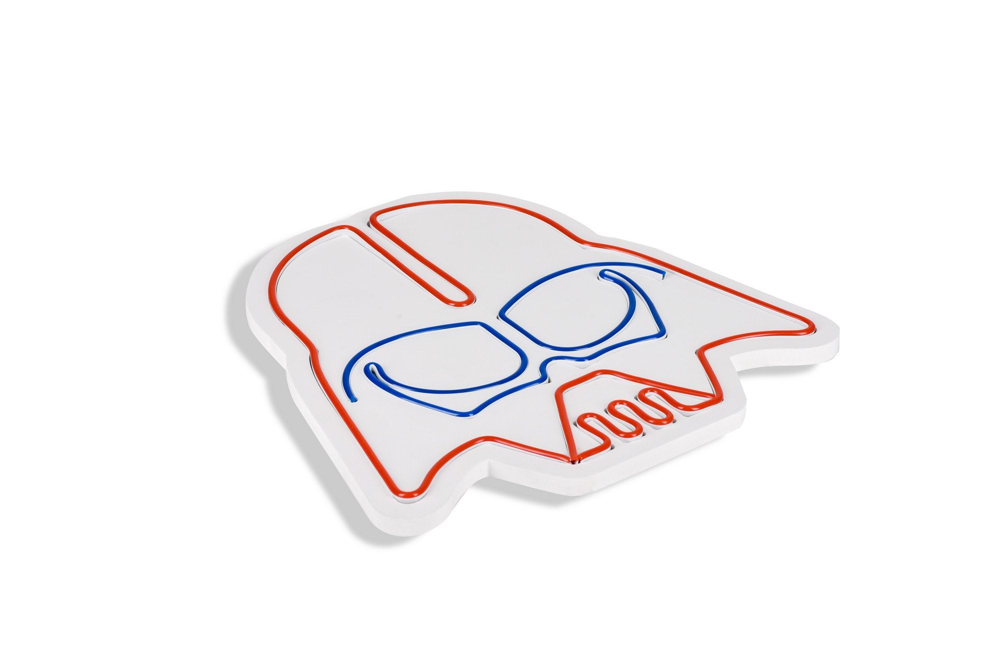 Verleihen Sie Ihrem Zuhause mit der Darth Vader Wandleuchte in Rot und Blau von Wallity einen Hauch von Magie und Stil! Ideal für kreative Raumgestaltungen.