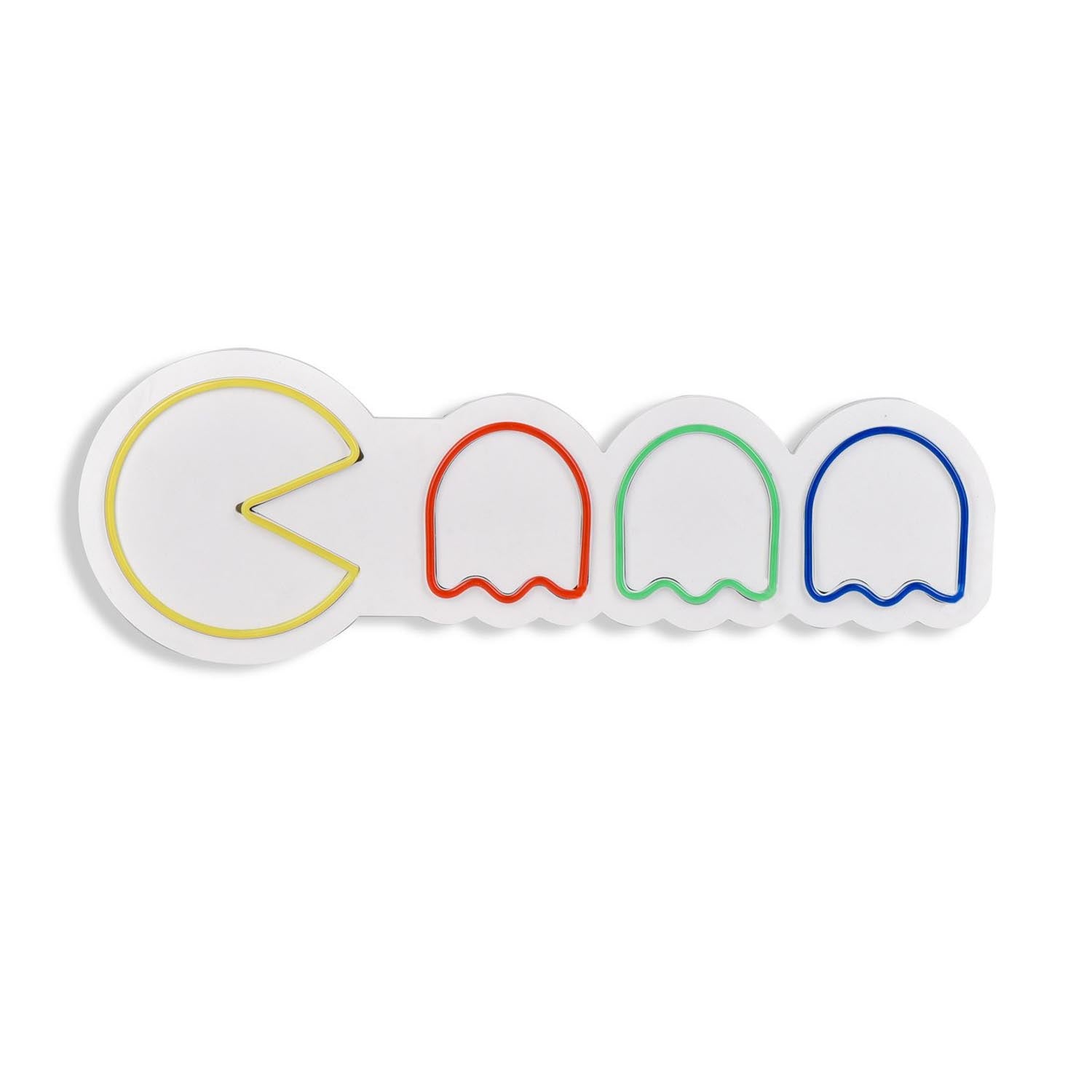 Verleihen Sie Ihrem Raum mit der Pacman Wandleuchte von Wallity einen einzigartigen, bunten Flair! Ideal für kreative Lichtakzente.