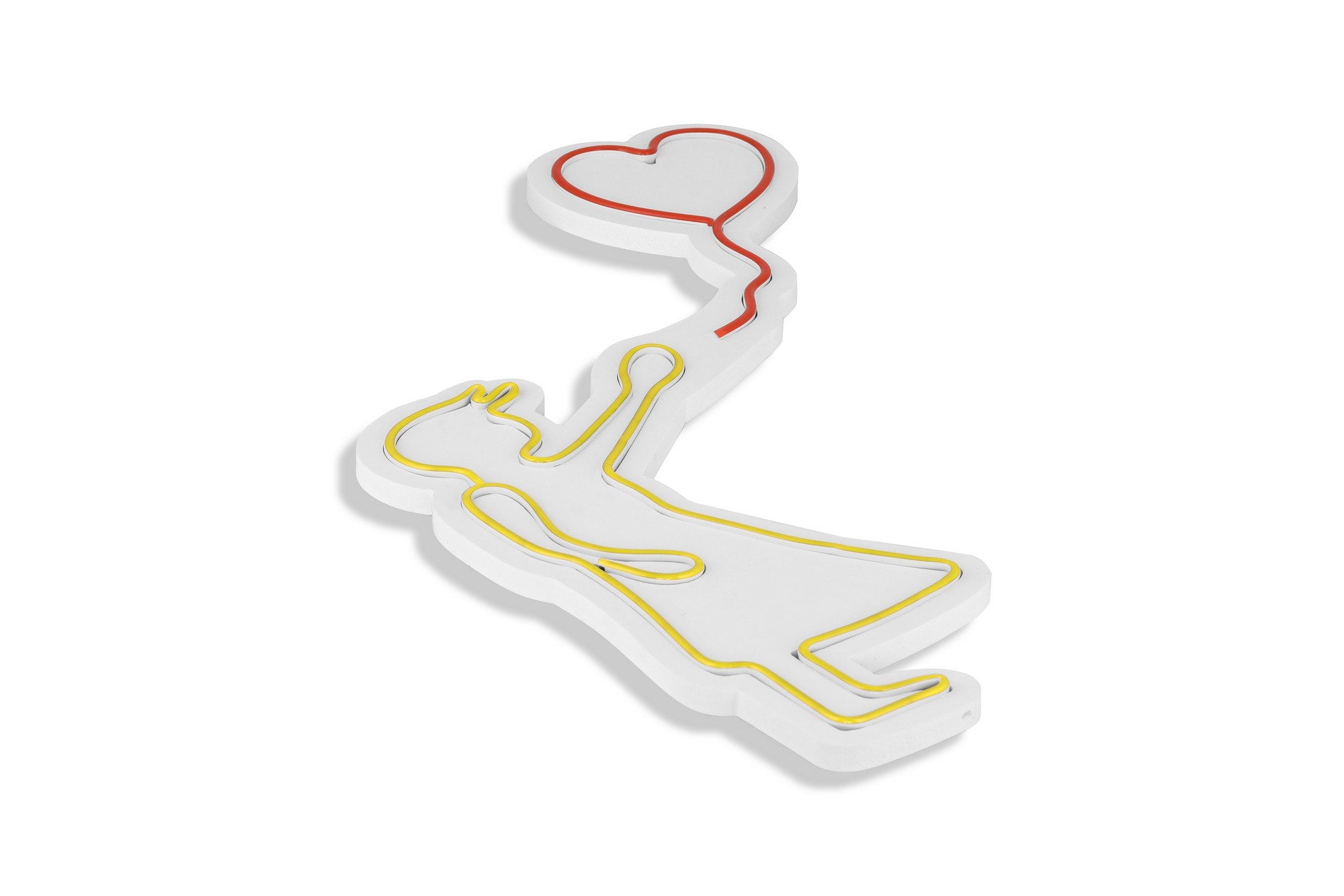 Balloon Girl - Yellow in Gelb Rot präsentiert im Onlineshop von KAQTU Design AG. Wandleuchte ist von Wallity