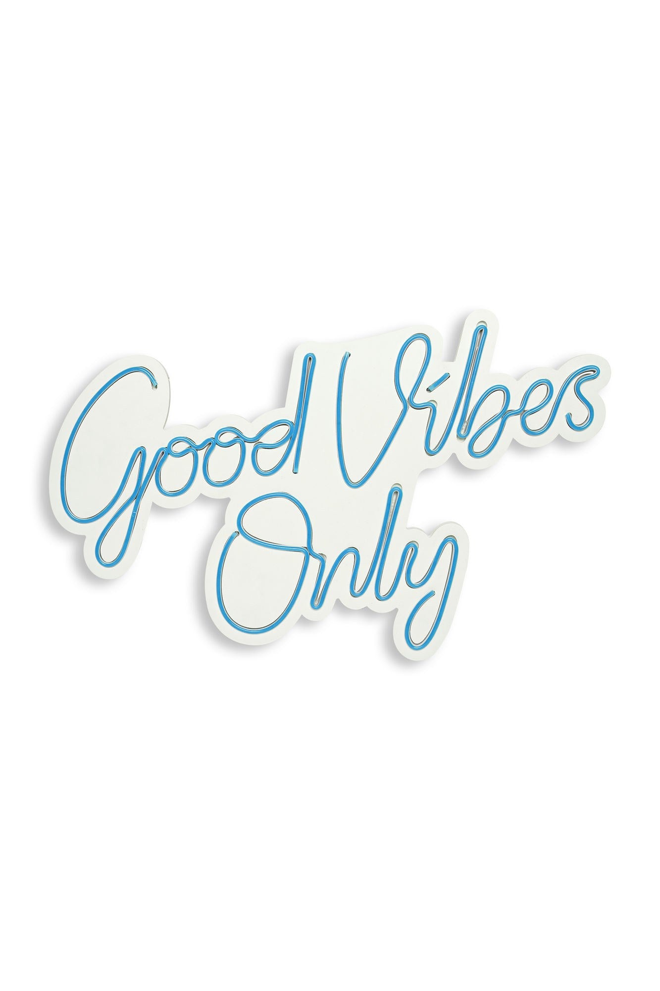 Good Vibes Only 2 - Blue in Blau präsentiert im Onlineshop von KAQTU Design AG. Wandleuchte ist von Wallity