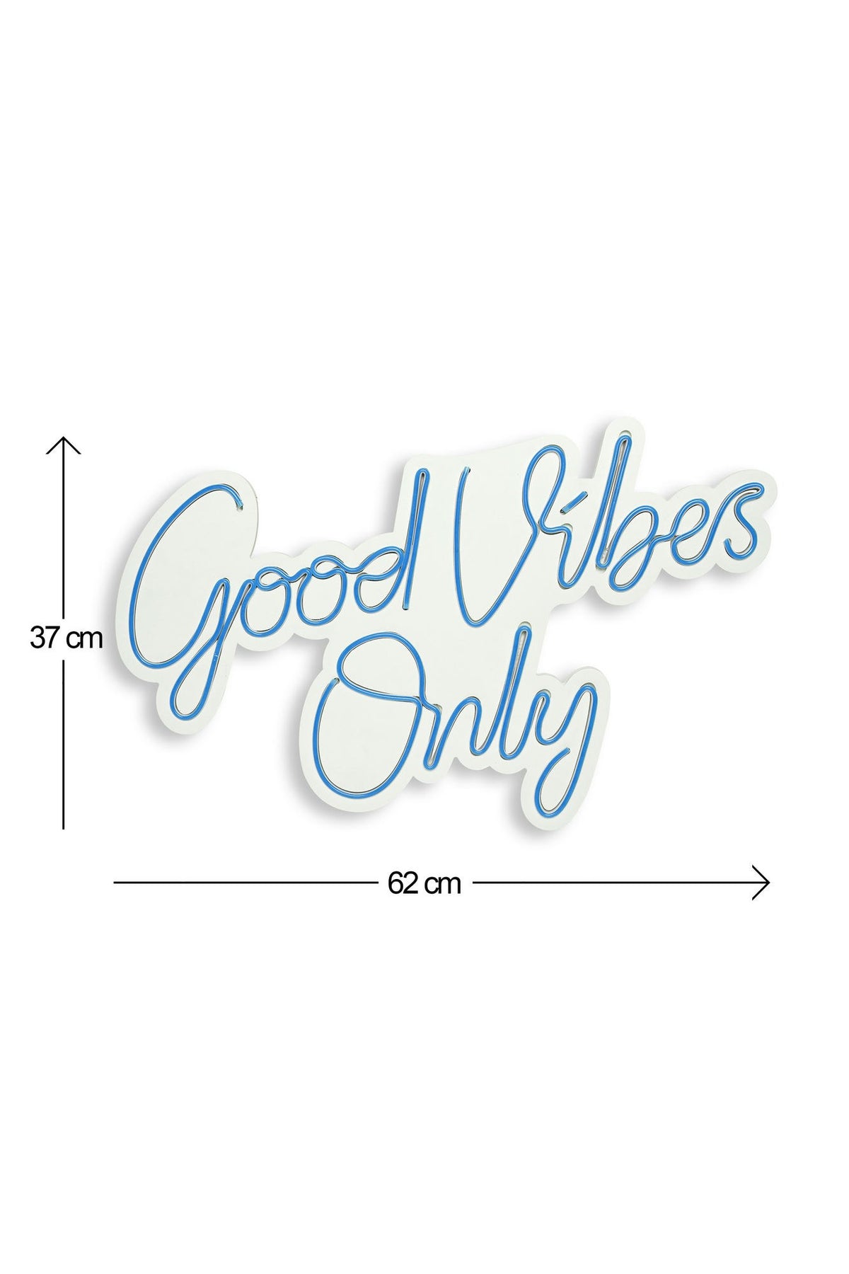 Good Vibes Only 2 Wandleuchte - Blau in Blau präsentiert im Onlineshop von KAQTU Design AG. Wandleuchte ist von Wallity