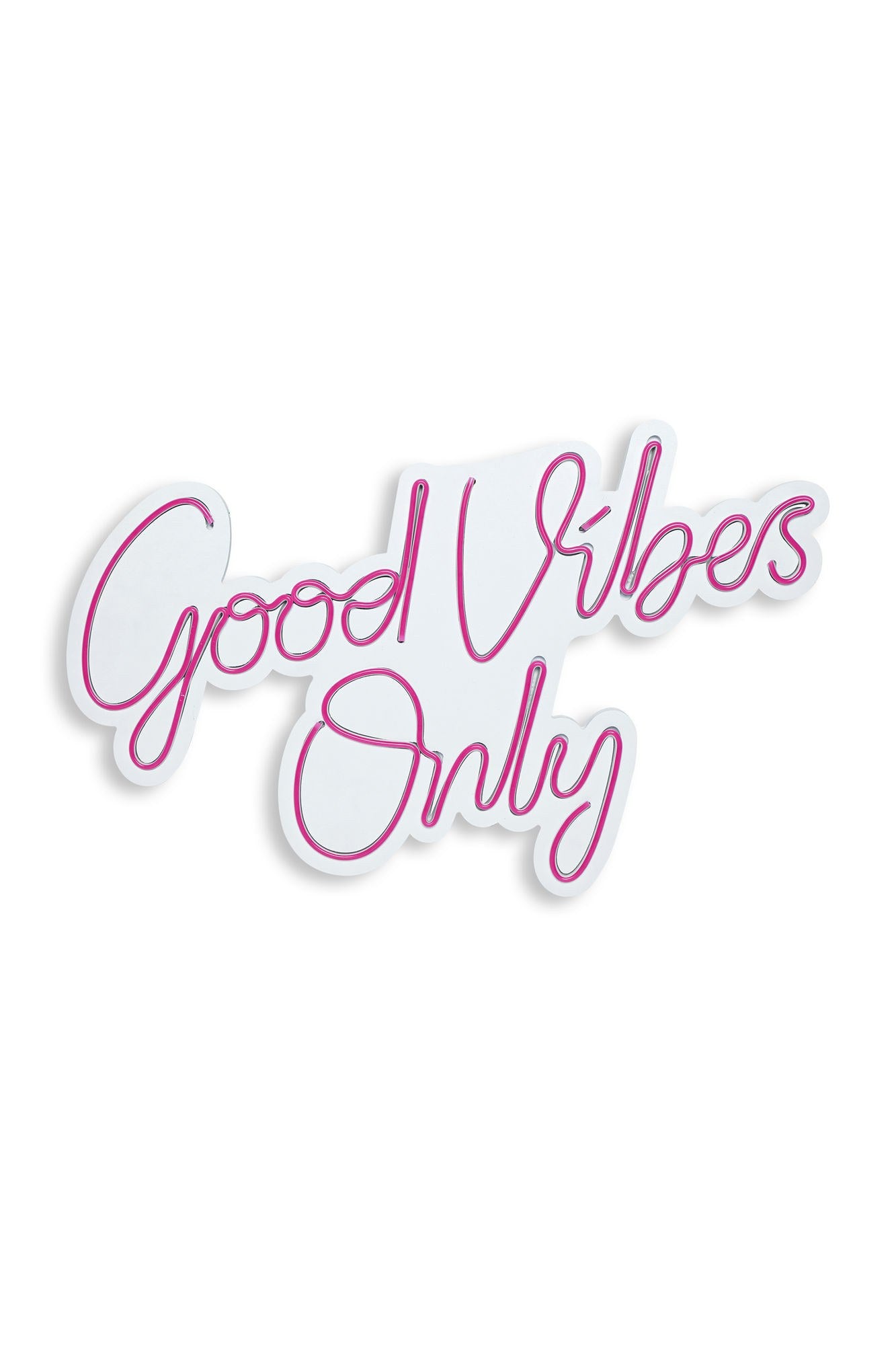 Entdecken Sie die Good Vibes Only 2 Wandleuchte in Rosa von Wallity – für ein zauberhaftes Ambiente und kreative Lichtgestaltung in jedem Raum!