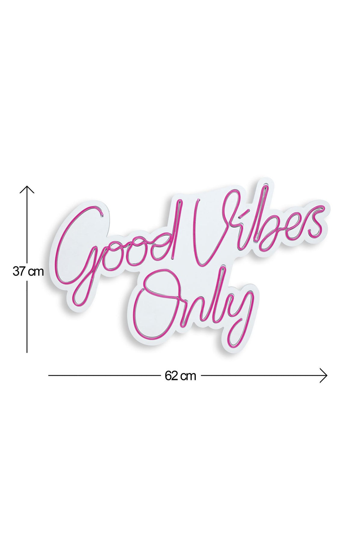 Good Vibes Only 2 Wandleuchte - Rosa in Rosa präsentiert im Onlineshop von KAQTU Design AG. Wandleuchte ist von Wallity