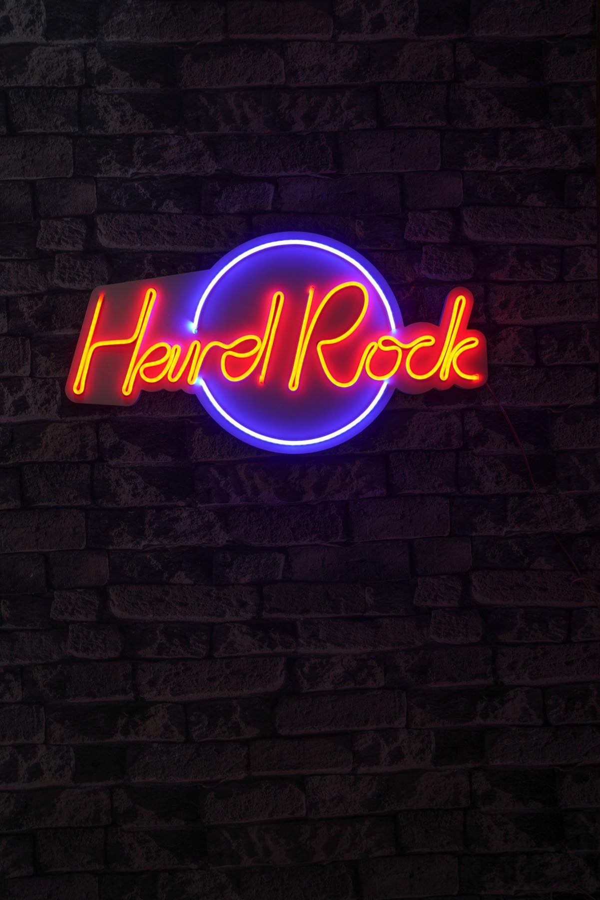 Entdecken Sie die Hard Rock Wandleuchte in Blau und Rot von Wallity. Diese stilvolle LED-Beleuchtung verwandelt jeden Raum in ein lebendiges Erlebnis.