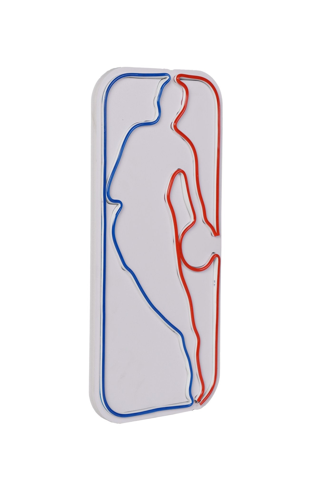 Erleben Sie die Magie der mehrfarbigen Logo Jerry West Wandleuchte von Wallity! Diese kreative LED-Beleuchtung verwandelt jeden Raum in ein hypnotisierendes Lichtspiel.