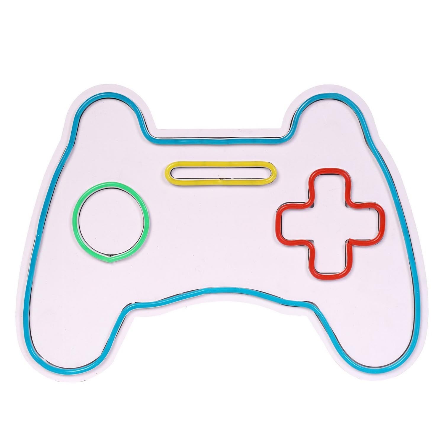 Entdecken Sie die mehrfarbige Play Station Gaming Controller Wandleuchte von Wallity! Perfekt für ein magisches Gaming-Ambiente und kreative Lichtgestaltung.