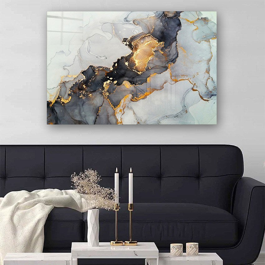 Verleihen Sie Ihrem Zuhause mit dem mehrfarbigen CAM1471082564 von Wallity einen Hauch von Eleganz. Dieses gehärtete Glasgemälde begeistert durch brillante Farben und zeitlose Schönheit.